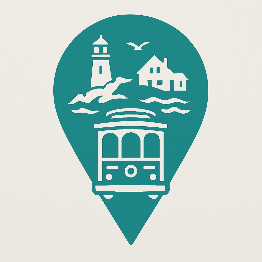 Ogunquit Trolley Map Logo
